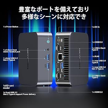 Amazon.co.jp: GEEKOM ミニPC GT13 Pro シリーズ、第13世代